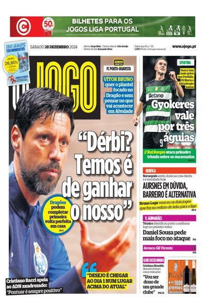 O Jogo – 28/12/2024