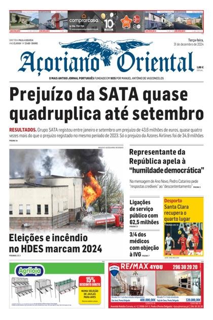 Açoriano Oriental – 31/12/2024