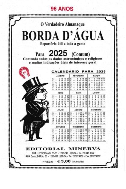 Borda d’Água 2025 – Janeiro 2025