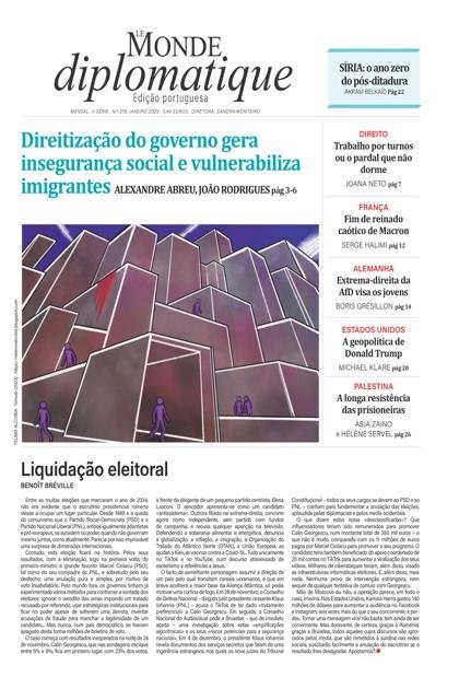 Le Monde Diplomatique – Janeiro 2025
