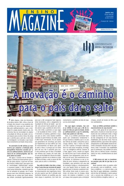 Suplemento UBI Ensino Magazine – Janeiro 2025