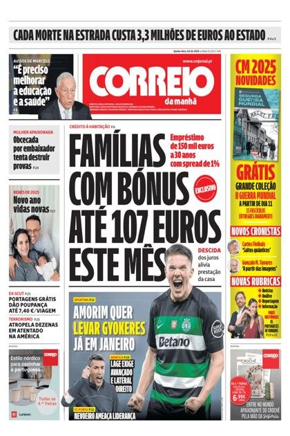Correio da Manhã – 2/01/2025