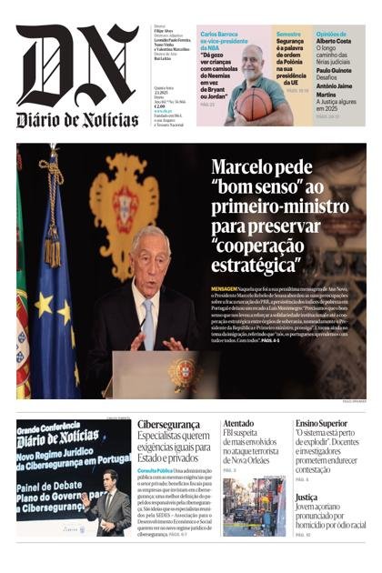 Diário de Notícias – 2/01/2025