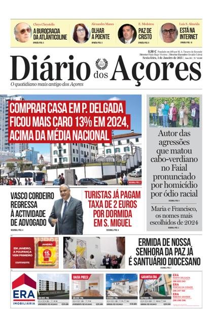 Diário dos Açores – 3/01/2025