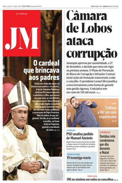 Jornal da Madeira – 3/01/2025