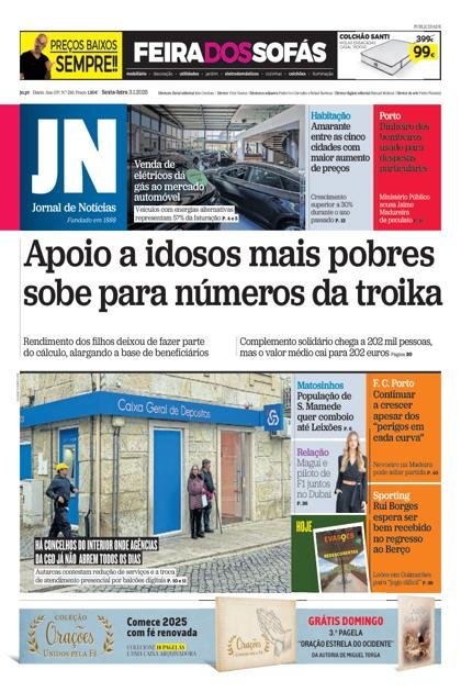 Jornal de Notícias – 3/01/2025