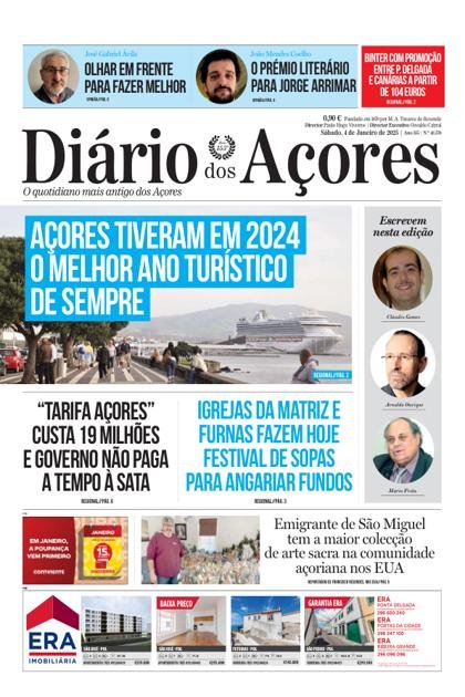 Diário dos Açores – 4/01/2025