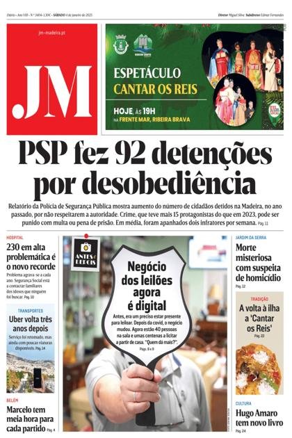 Jornal da Madeira – 4/01/2025