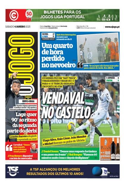 O Jogo – 4/01/2025