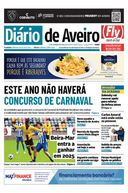 Diário de Aveiro – 6/01/2025