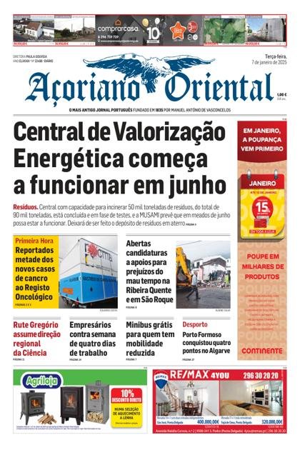 Açoriano Oriental – 7/01/2025