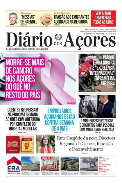 Diário dos Açores – 7/01/2025