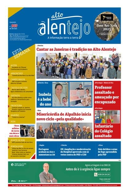 Alto Alentejo – 8/01/2025