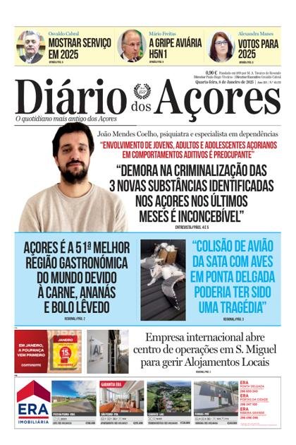 Diário dos Açores – 8/01/2025