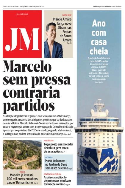 Jornal da Madeira – 8/01/2025