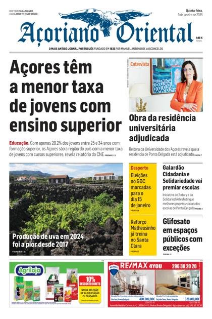 Açoriano Oriental – 9/01/2025