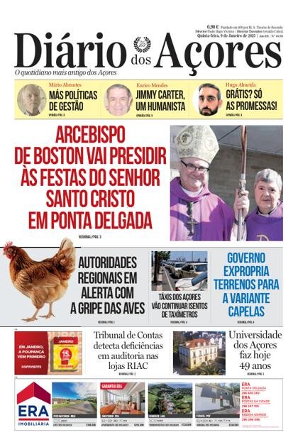 Diário dos Açores – 9/01/2025
