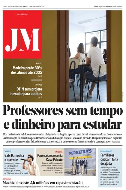 Jornal da Madeira – 9/01/2025