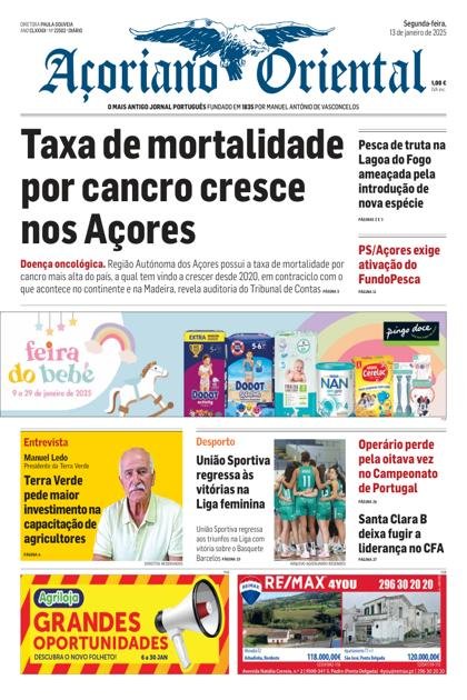 Açoriano Oriental – 13/01/2025