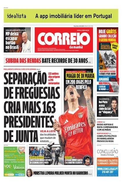 Correio da Manhã – 14/01/2025