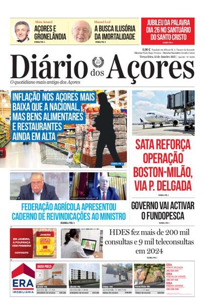 Diário dos Açores – 14/01/2025