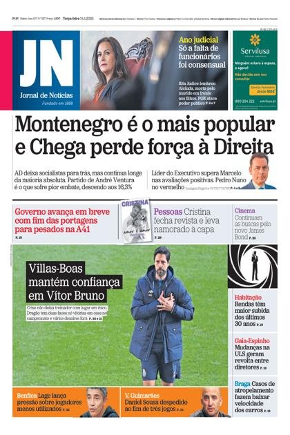 Jornal de Notícias – 14/01/2025