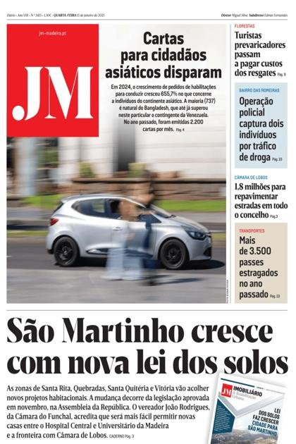 Jornal da Madeira – 15/01/2025