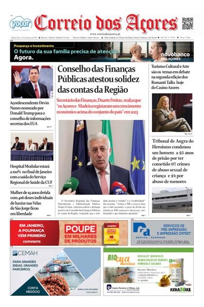 Correio dos Açores – 16/01/2025