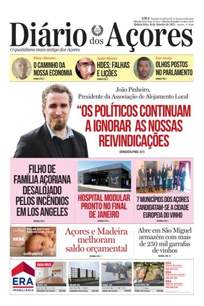 Diário dos Açores – 16/01/2025