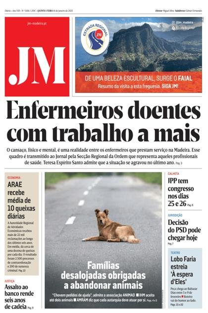 Jornal da Madeira – 16/01/2025