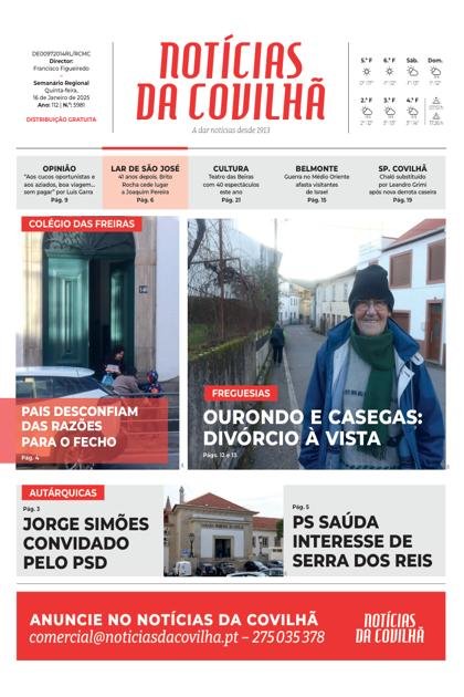 Notícias da Covilhã – 16/01/2025