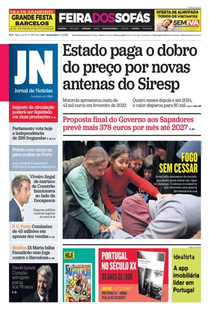 Jornal de Notícias – 17/01/2025
