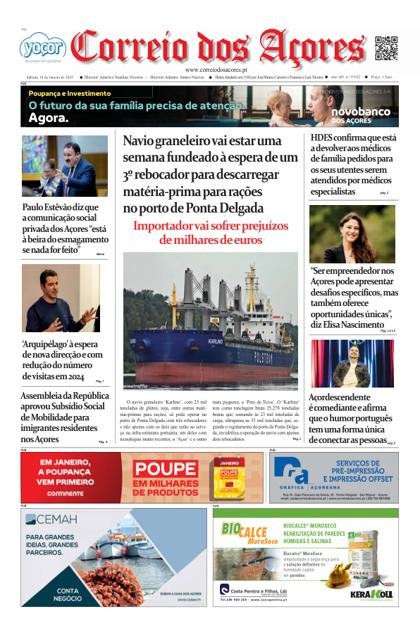 Correio dos Açores – 18/01/2025