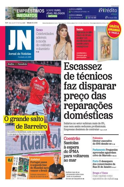Jornal de Notícias – 18/01/2025