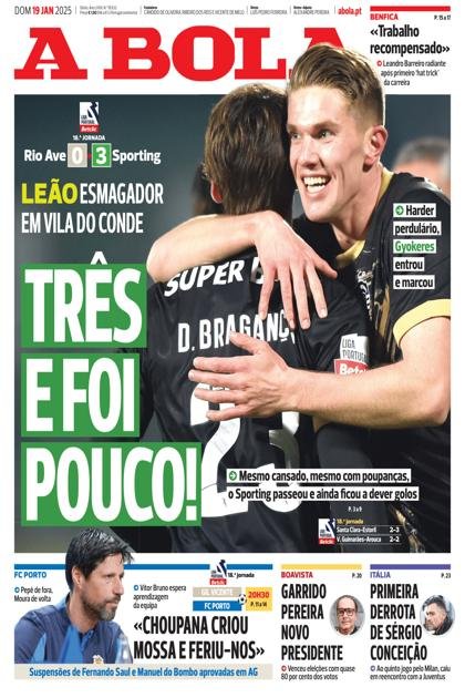 A Bola – 19/01/2025