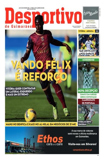 Desportivo de Guimarães – 21/01/2025