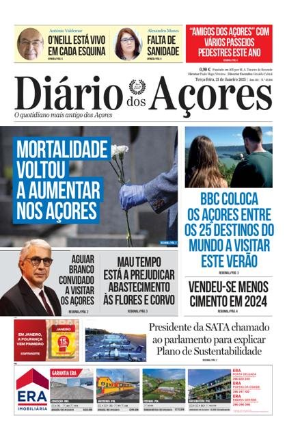 Diário dos Açores – 21/01/2025