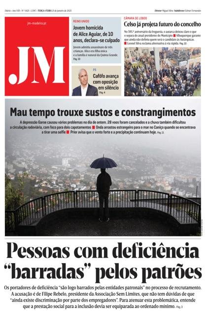 Jornal da Madeira – 21/01/2025