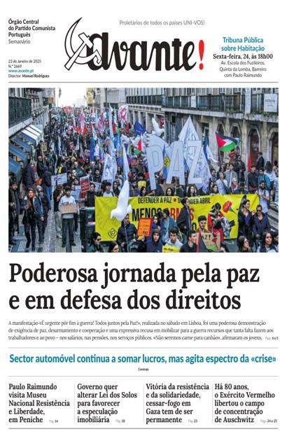 Avante! – 23/01/2025