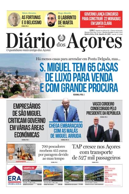 Diário dos Açores – 23/01/2025