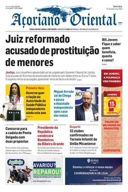 Açoriano Oriental – 24/01/2025