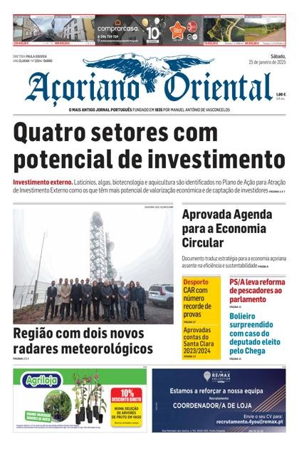 Açoriano Oriental – 25/01/2025