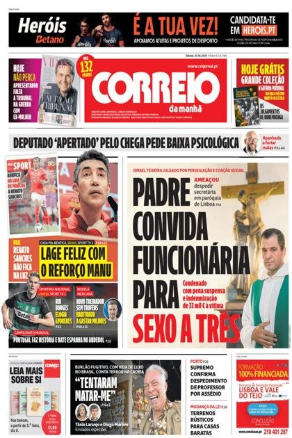 Correio da Manhã – 25/01/2025