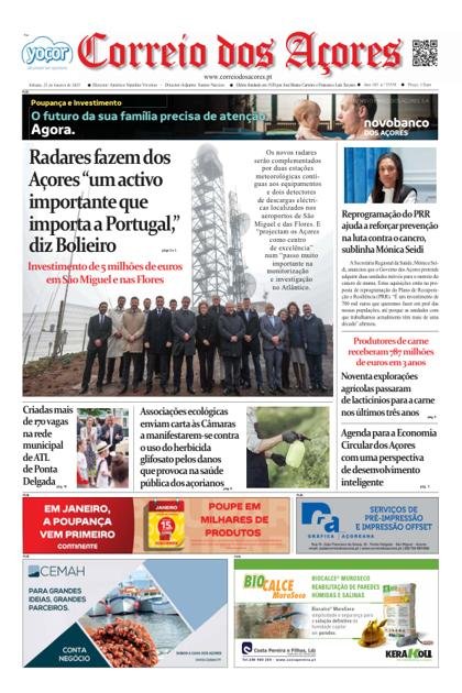 Correio dos Açores – 25/01/2025