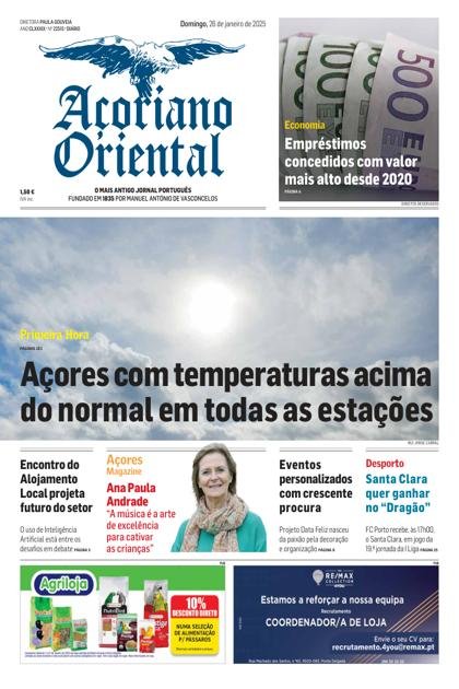 Açoriano Oriental – 26/01/2025