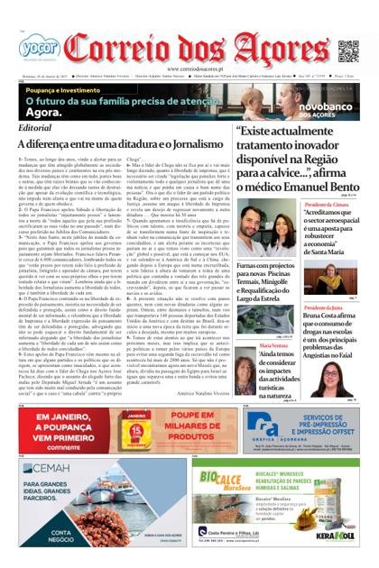 Correio dos Açores – 26/01/2025