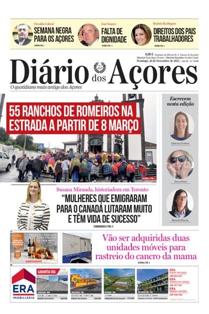 Diário dos Açores – 26/01/2025