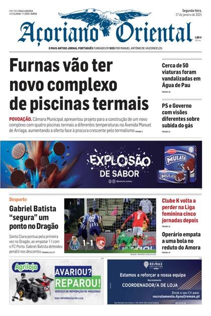 Açoriano Oriental – 27/01/2025