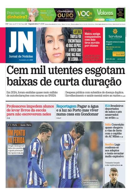 Jornal de Notícias – 27/01/2025