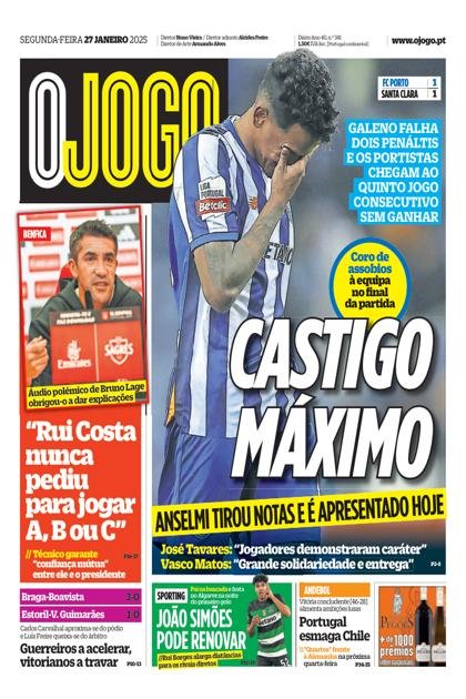O Jogo – 27/01/2025